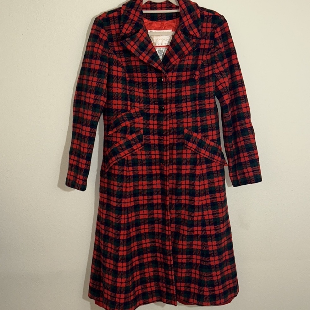 Pendleton Long Wool Coat - Picture 2 of 8